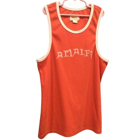Anthropologie Maeve Womens Amalfi Coastal Sleeveless Tank Top Size Large Orange - Picture 3 of 13
